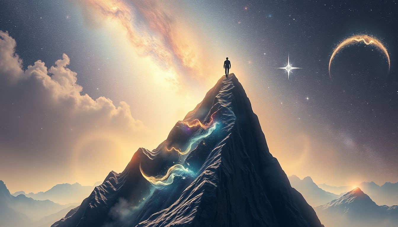 Rêver d’un alpiniste seul symbolise une quête d’indépendance profonde.