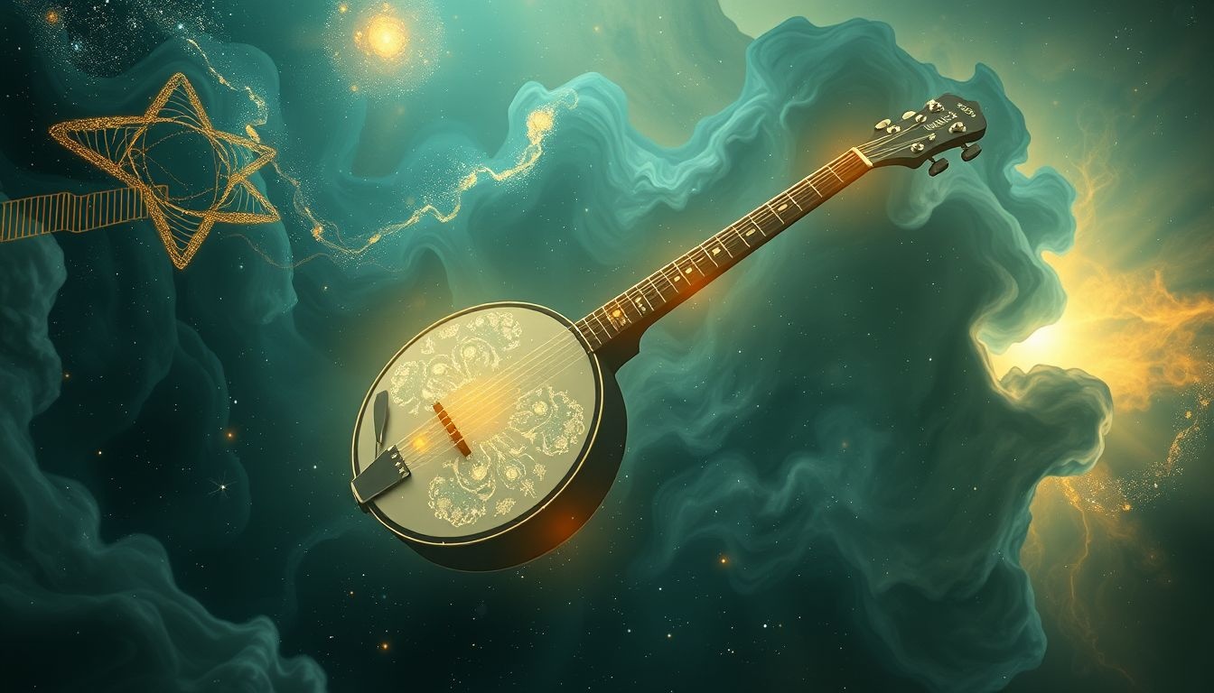 Rêver d’un banjo géant symbolise une expression de soi amplifiée.