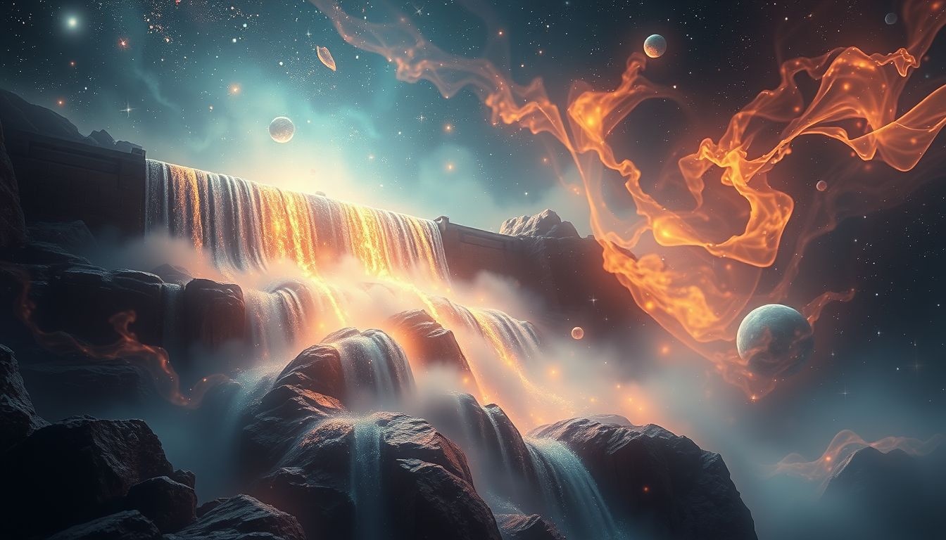 Rêver d’un barrage qui s’écroule symbolise une libération émotionnelle intense.