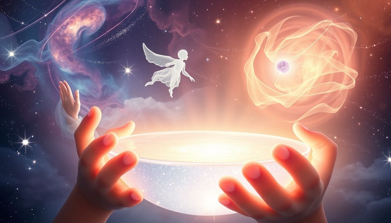 Rêver d’un bénitier et d’un défunt symbolise un message apaisant.