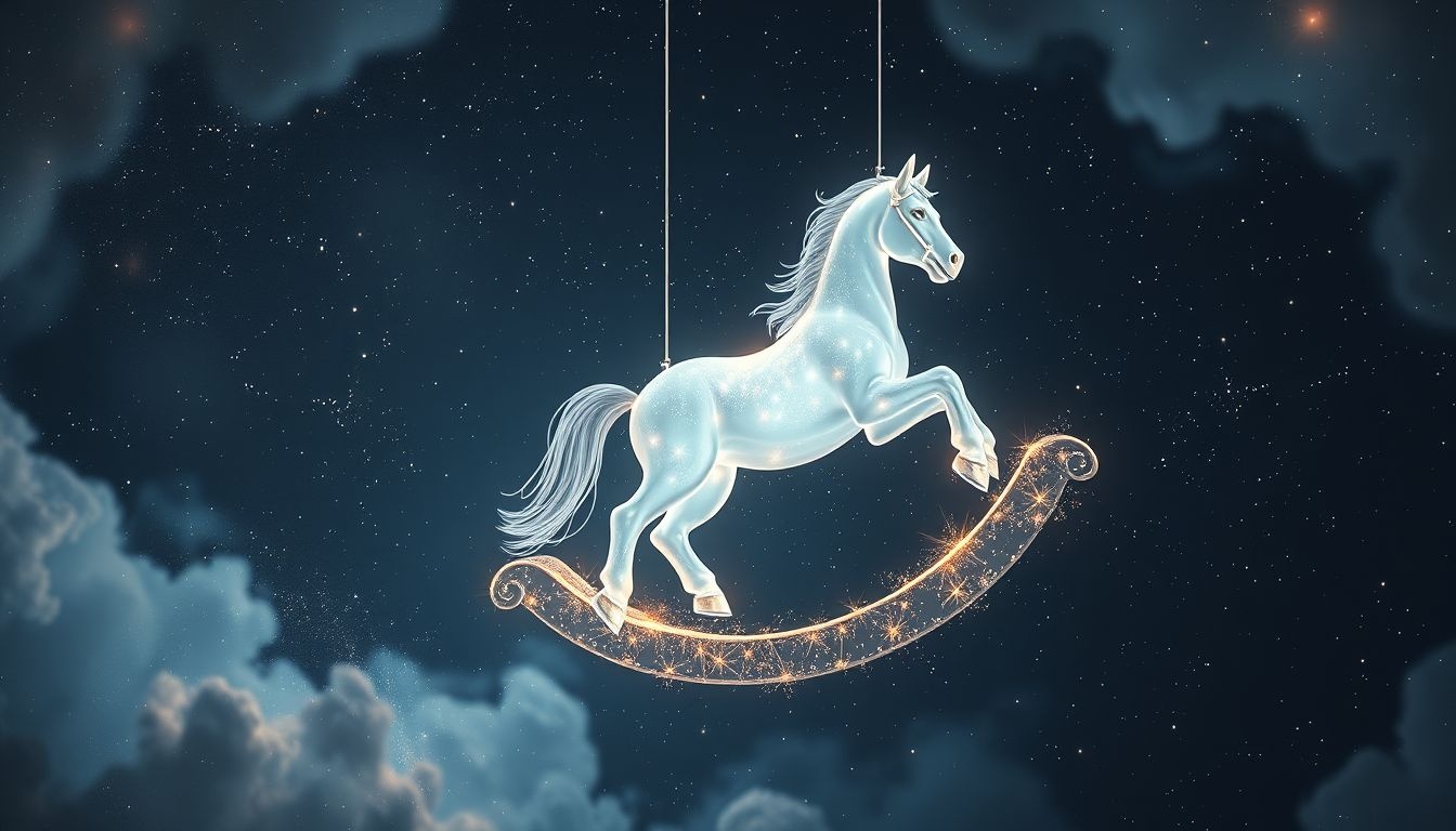 Rêver d’un cheval à bascule intact symbolise une stabilité émotionnelle durable.