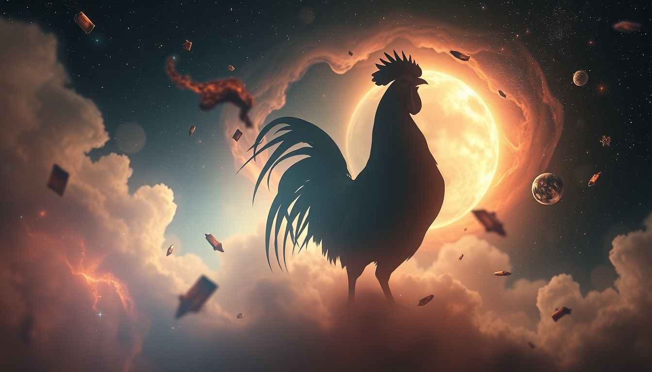 Rêver d’un coq sans crête symbolise une perte de confiance.