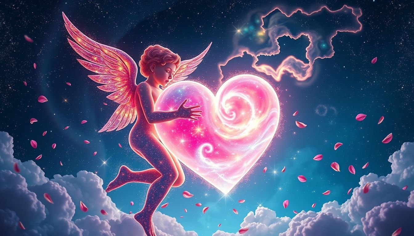 Rêver d'un Cupidon géant symbolise un amour passionnel envahissant.