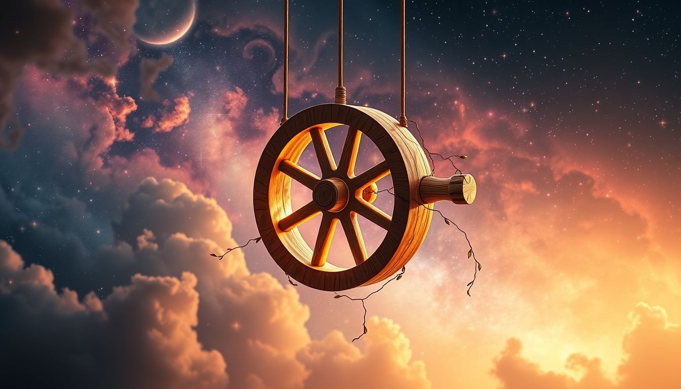 Rêver d’un essieu en bois symbolise un lien naturel et authentique.