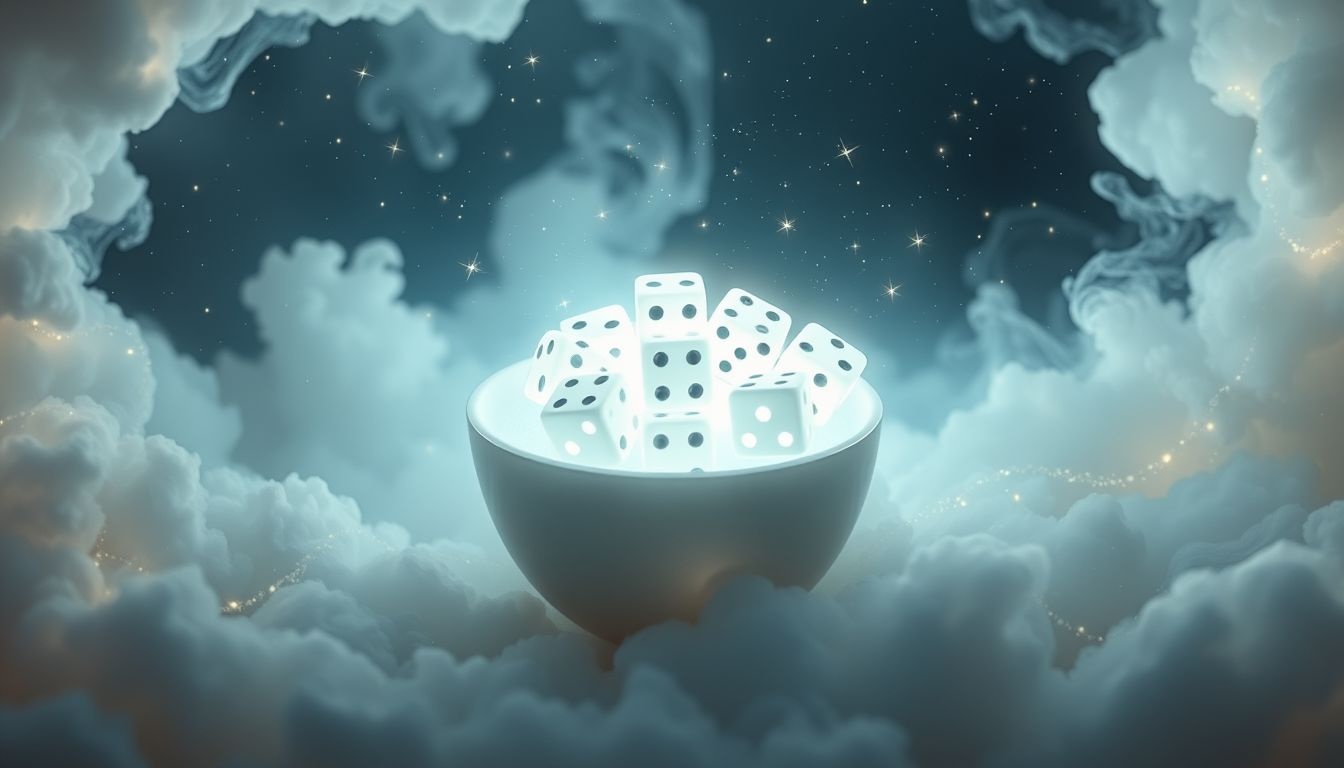 Rêver d’un gobelet à dés neuf symbolise un potentiel neuf et prometteur.