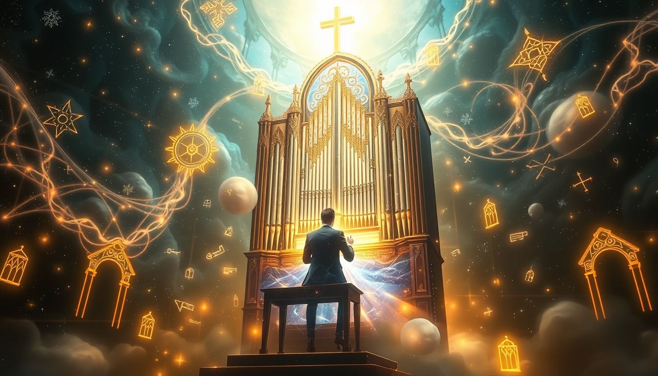 Rêver d'un organiste symbolise souvent quête spirituelle profonde et paix.