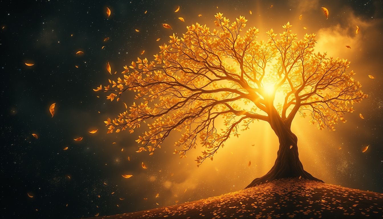 Rêver d’un platane en automne symbolise le lâcher-prise essentiel.