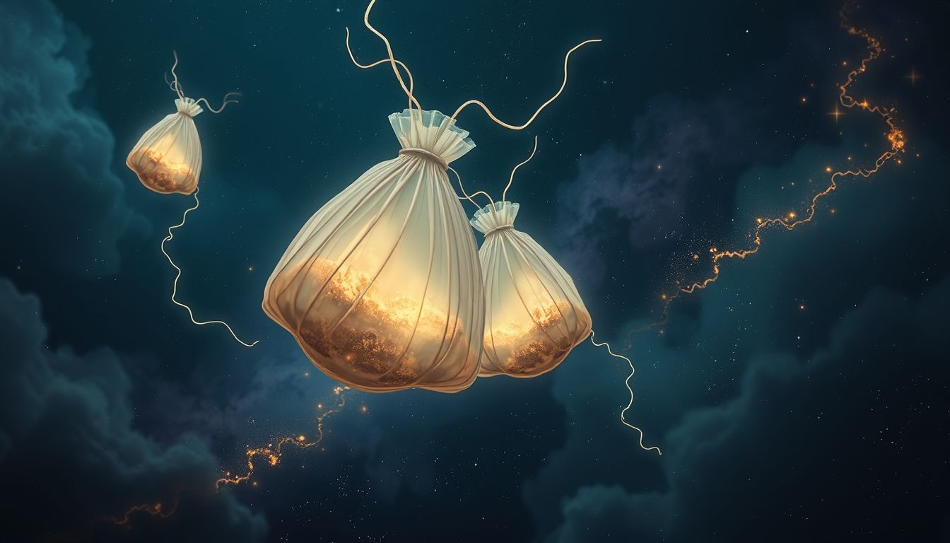 Rêver d'un pochon sale symbolise souvent culpabilité et contamination intérieure.