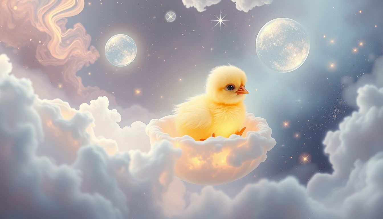 Rêver d’un poussin inattendu symbolise un nouveau départ surprenant.