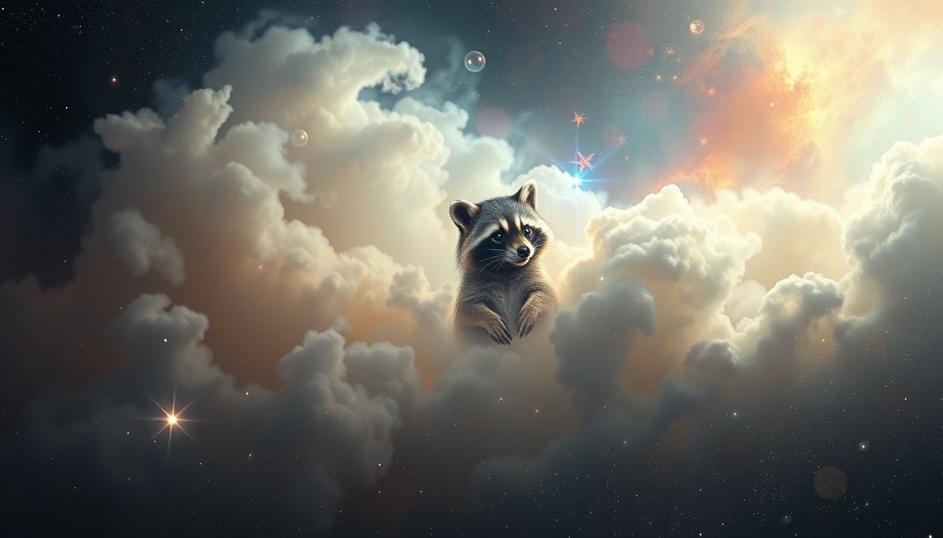 Rêver d’un raton laveur symbolise souvent un doute intérieur persistant.