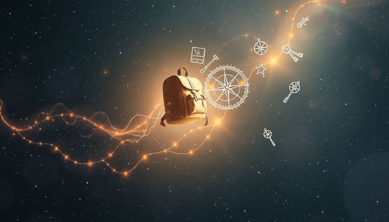 Rêver d'un sac à dos symbolise liberté, aventure et indépendance.