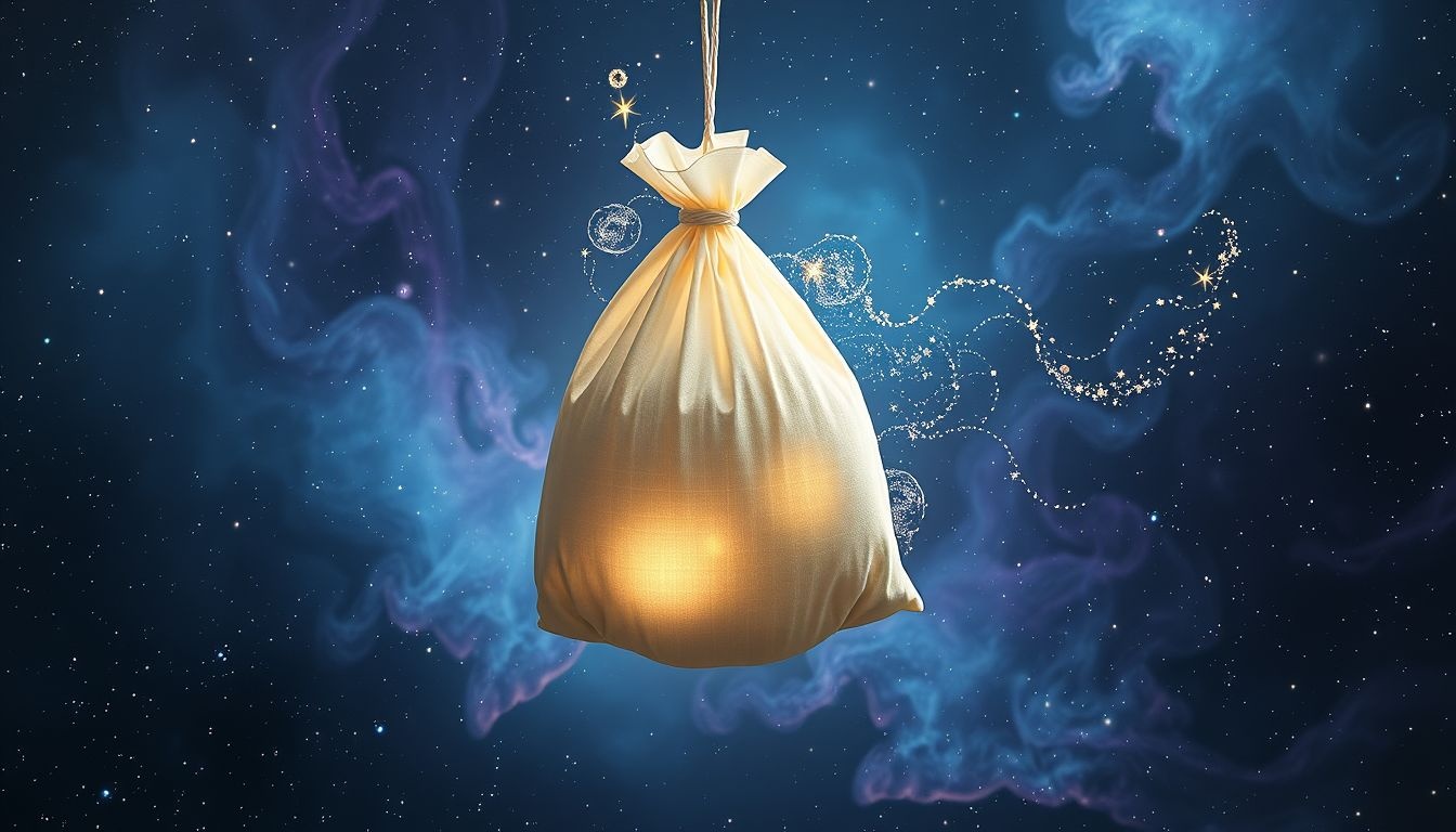 Rêver d’un sac qui se remplit symbolise richesse intérieure cachée.