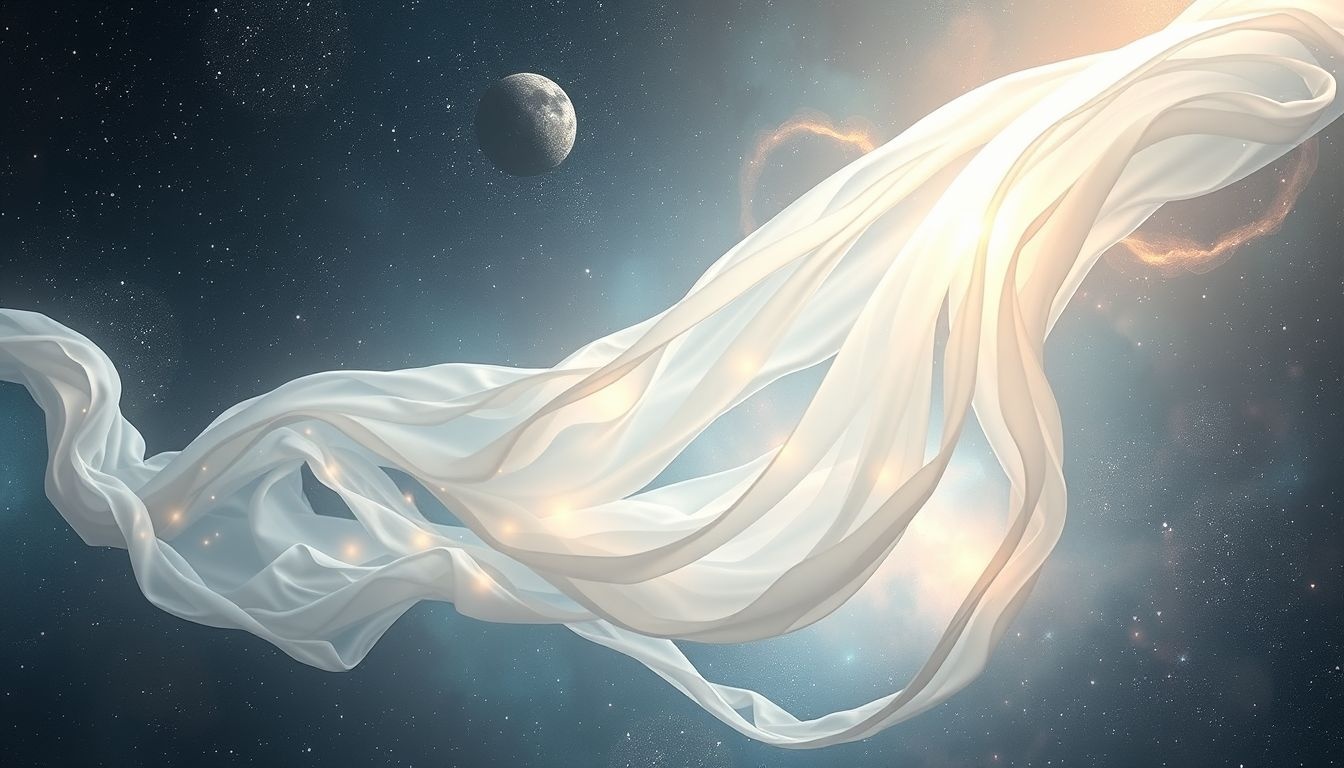 Rêver d’un tissu blanc symbolise souvent un renouveau spirituel profond.