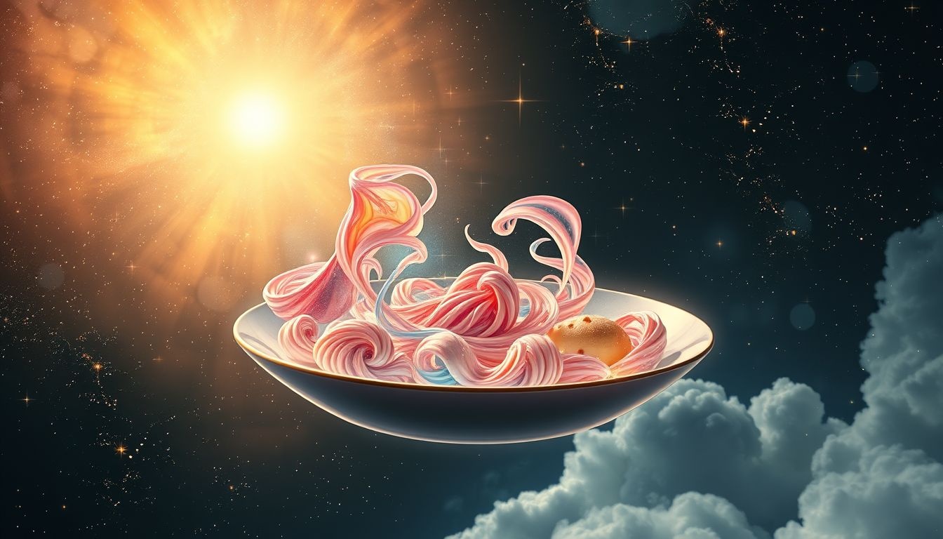 Rêver d'une assiette appétissante symbolise désir et satisfaction profonde.