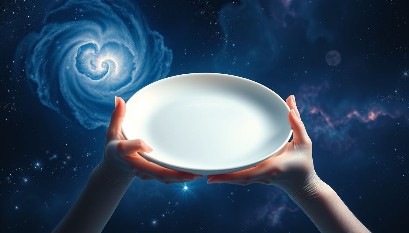 Rêver d’assiette en porcelaine symbolise souvent élégance et vulnérabilité.