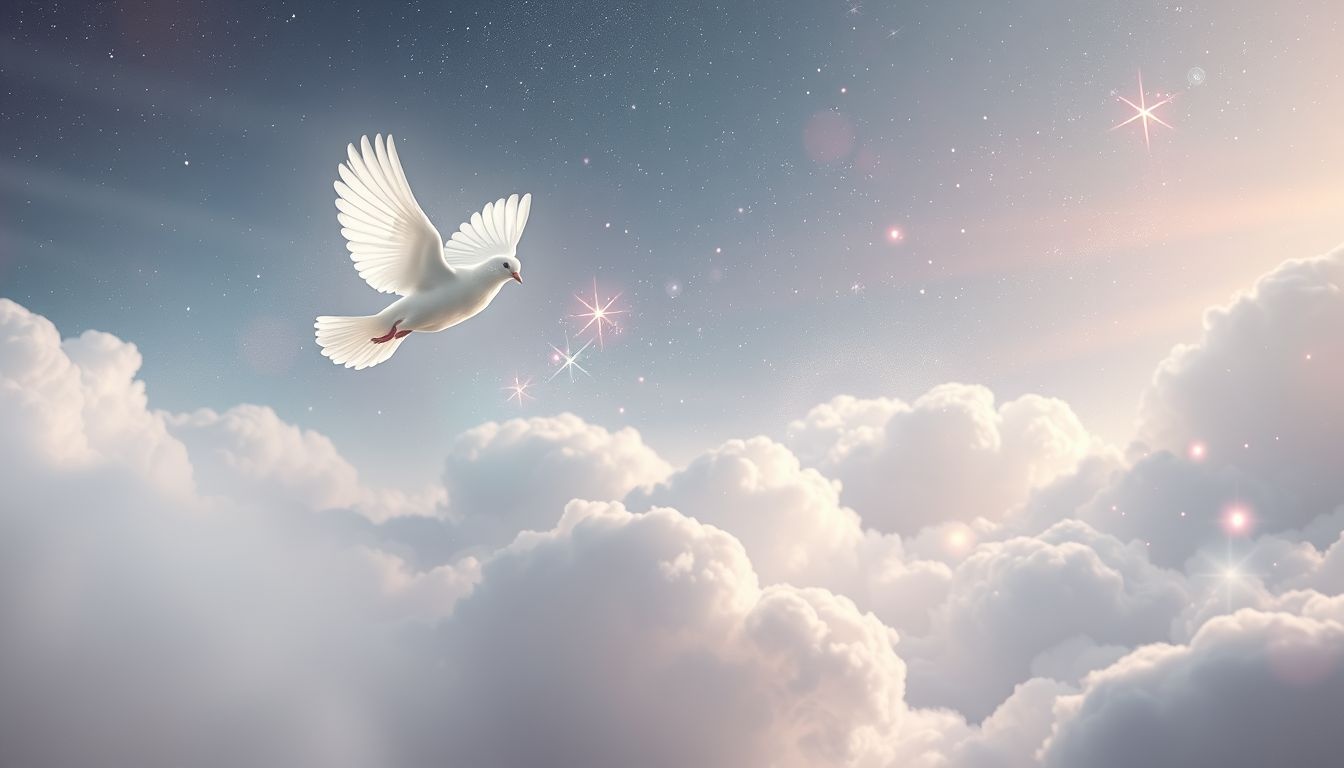 Rêver d'une colombe blanche symbolise paix intérieure et renouveau spirituel.