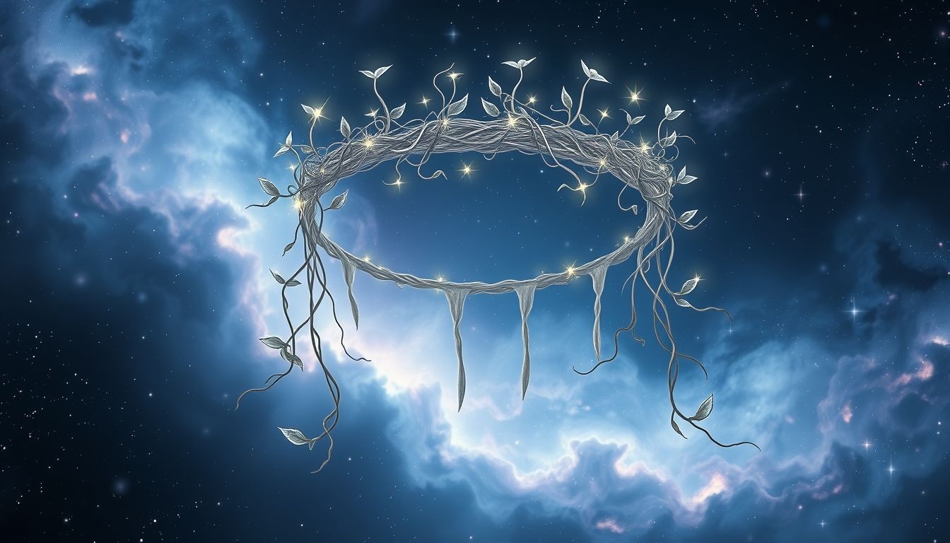 Rêver d'une couronne de lierre symbolise victoire et éternité.