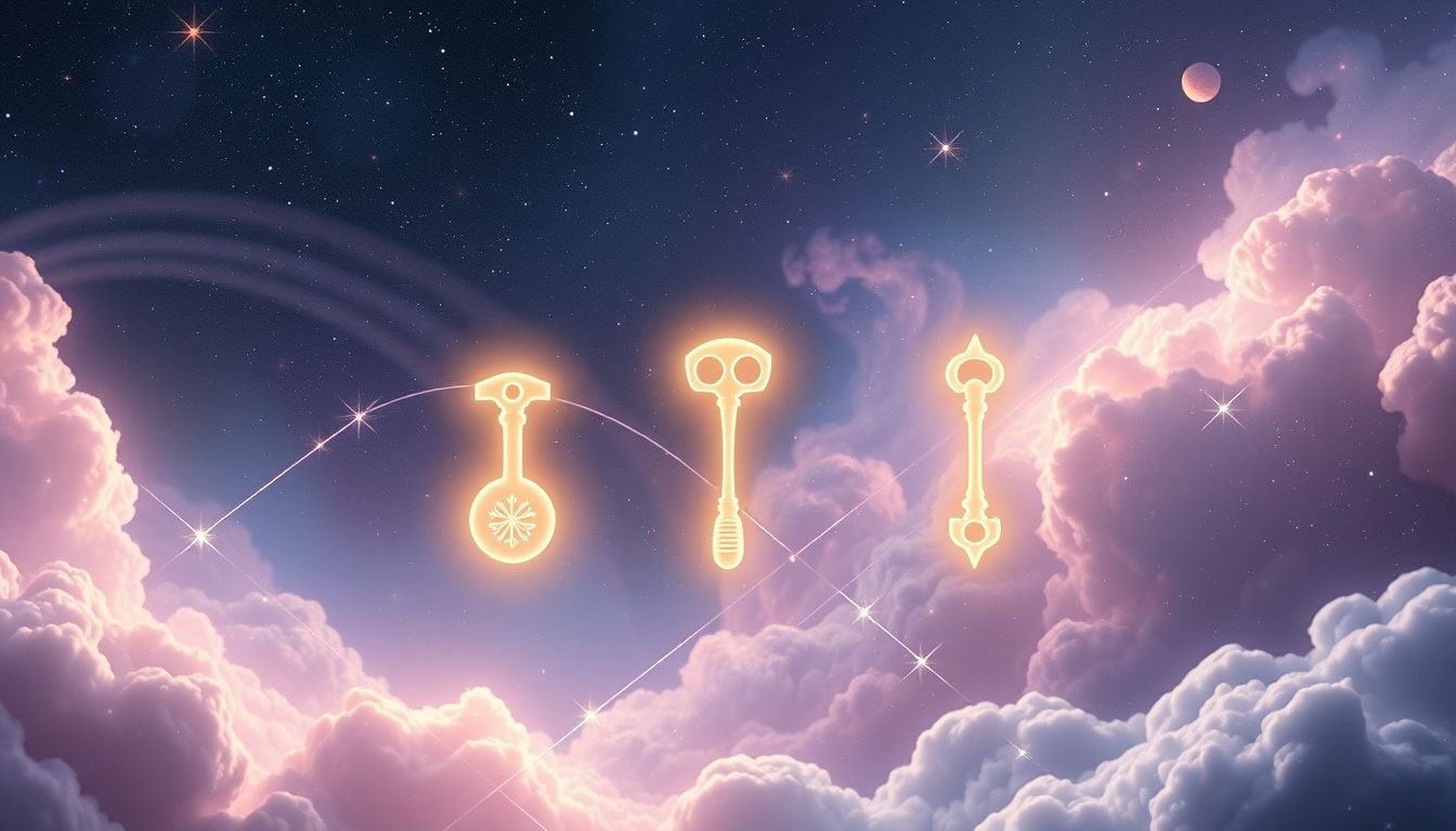 Rêver de cinq outils symbolise maîtrise et développement de compétences clés.