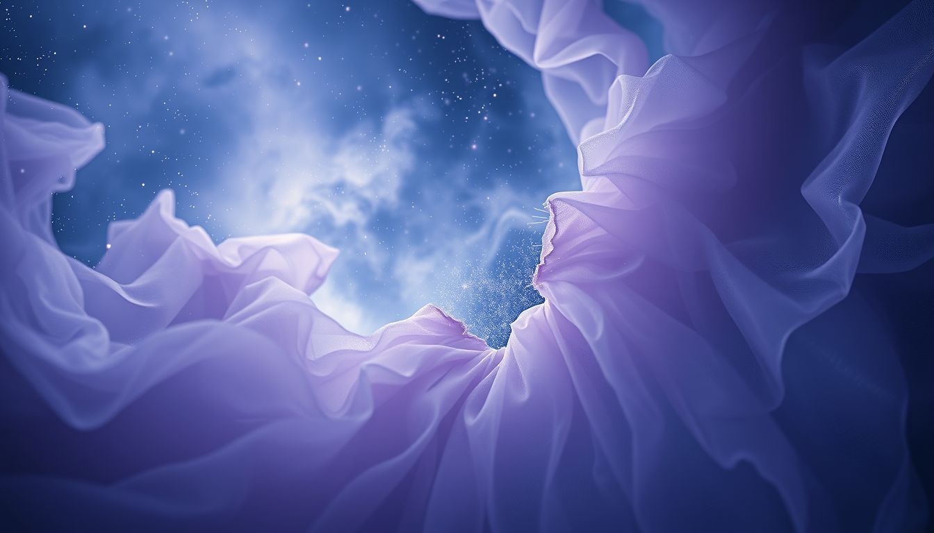 Rêver de déchirer du taffetas symbolise une vulnérabilité émotionnelle profonde.