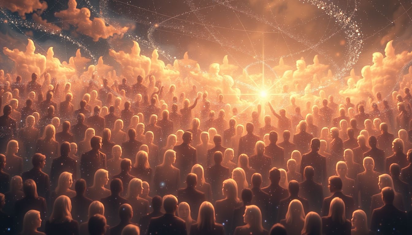 Rêver de dix mille personnes symbolise souvent pouvoir et influence sociale.