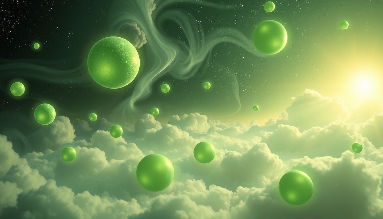 Rêver de dragées vertes symbolise renouveau, espoir et santé retrouvée.