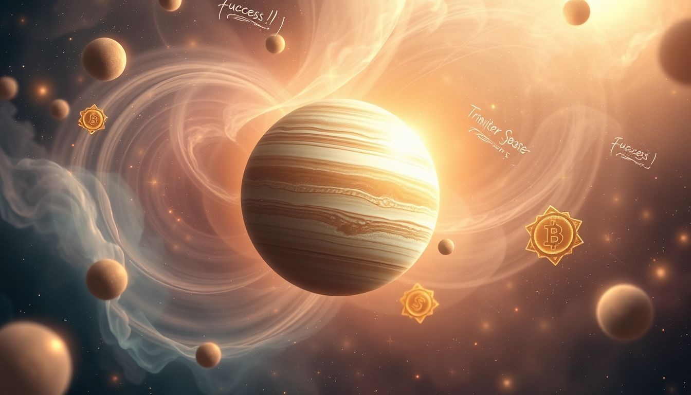 Rêver de Jupiter symbolise souvent pouvoir, réussite et protection divine.