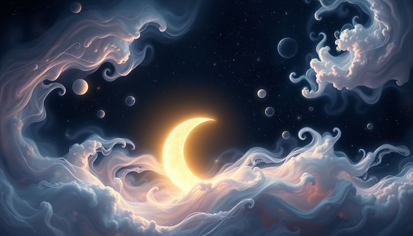 Rêver de la lune révèle notre lien profond avec les émotions.