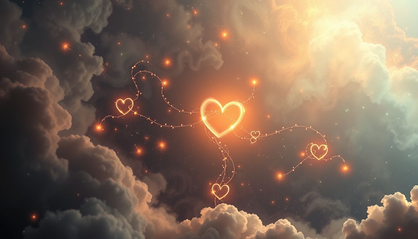 Rêver d’amour inconditionnel symbolise paix et continuité après la mort.