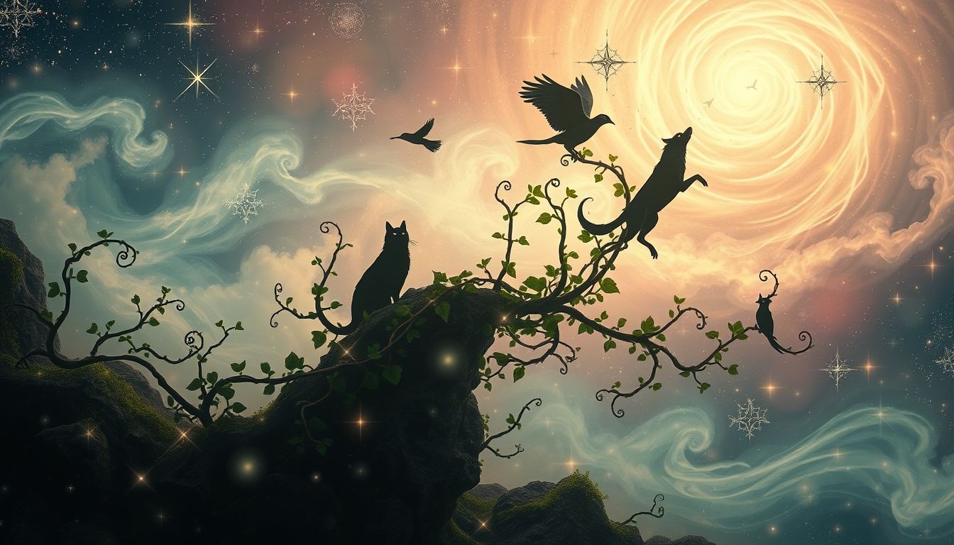 Le lierre symbolise souvent la fidélité dans les rêves animaliers.