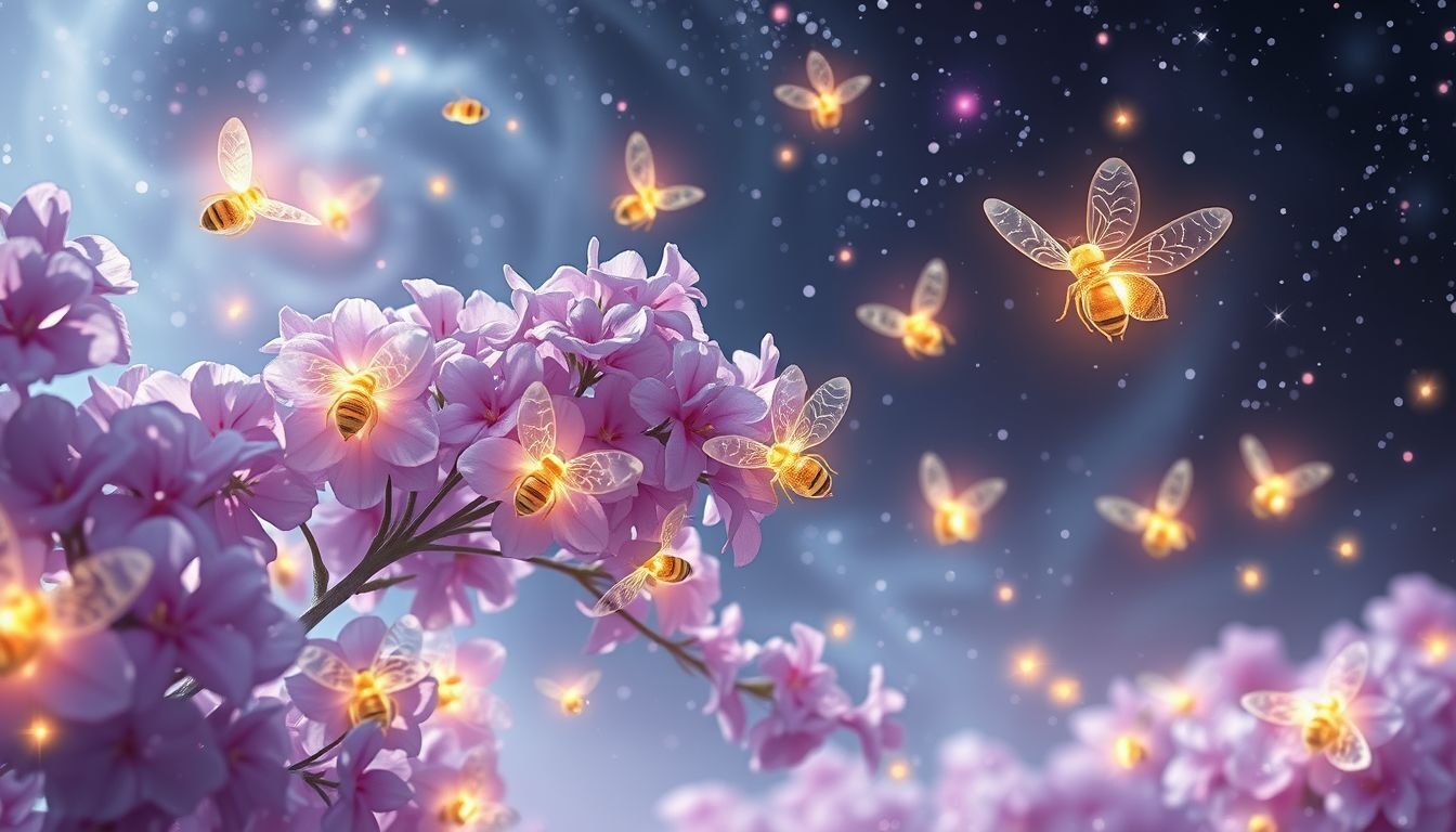 Rêver de lilas et abeilles symbolise fertilité et effort collectif.