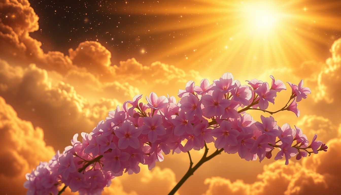 Rêver de lilas et soleil symbolise vitalité, optimisme et renouveau.