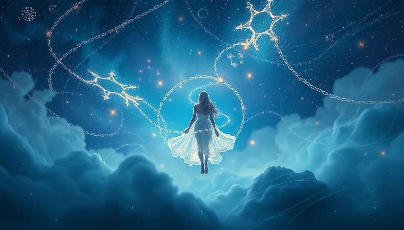 Rêver de menottes symbolise souvent un sentiment d'emprisonnement intérieur.