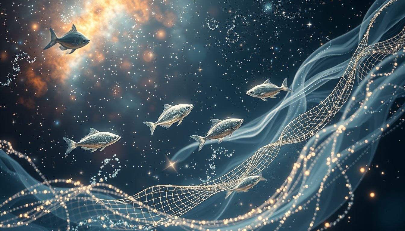 Rêver de pêcher des sardines symbolise opportunités saisies avec patience.