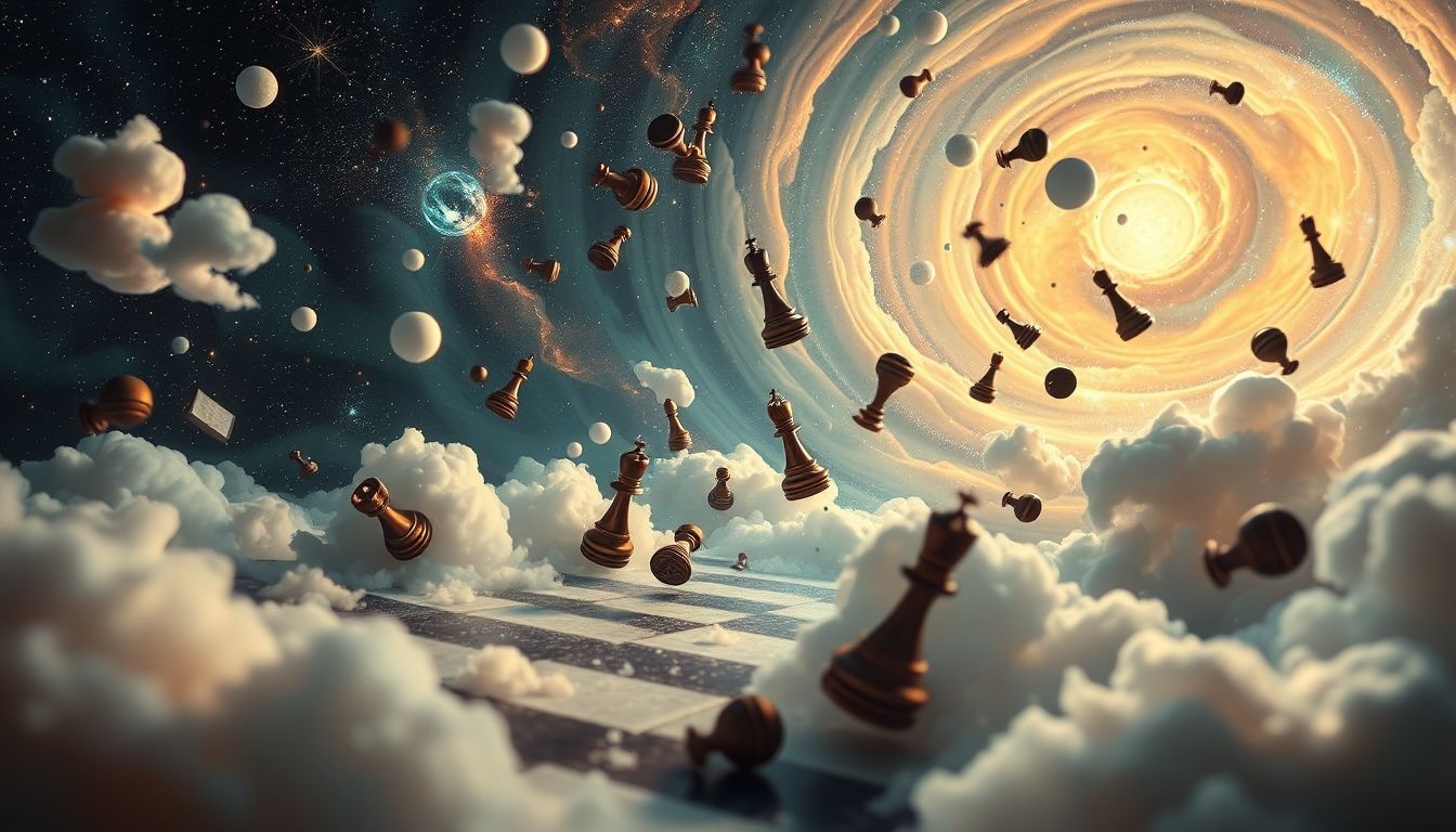 Rêver de pièces éparpillées révèle souvent un esprit confus.