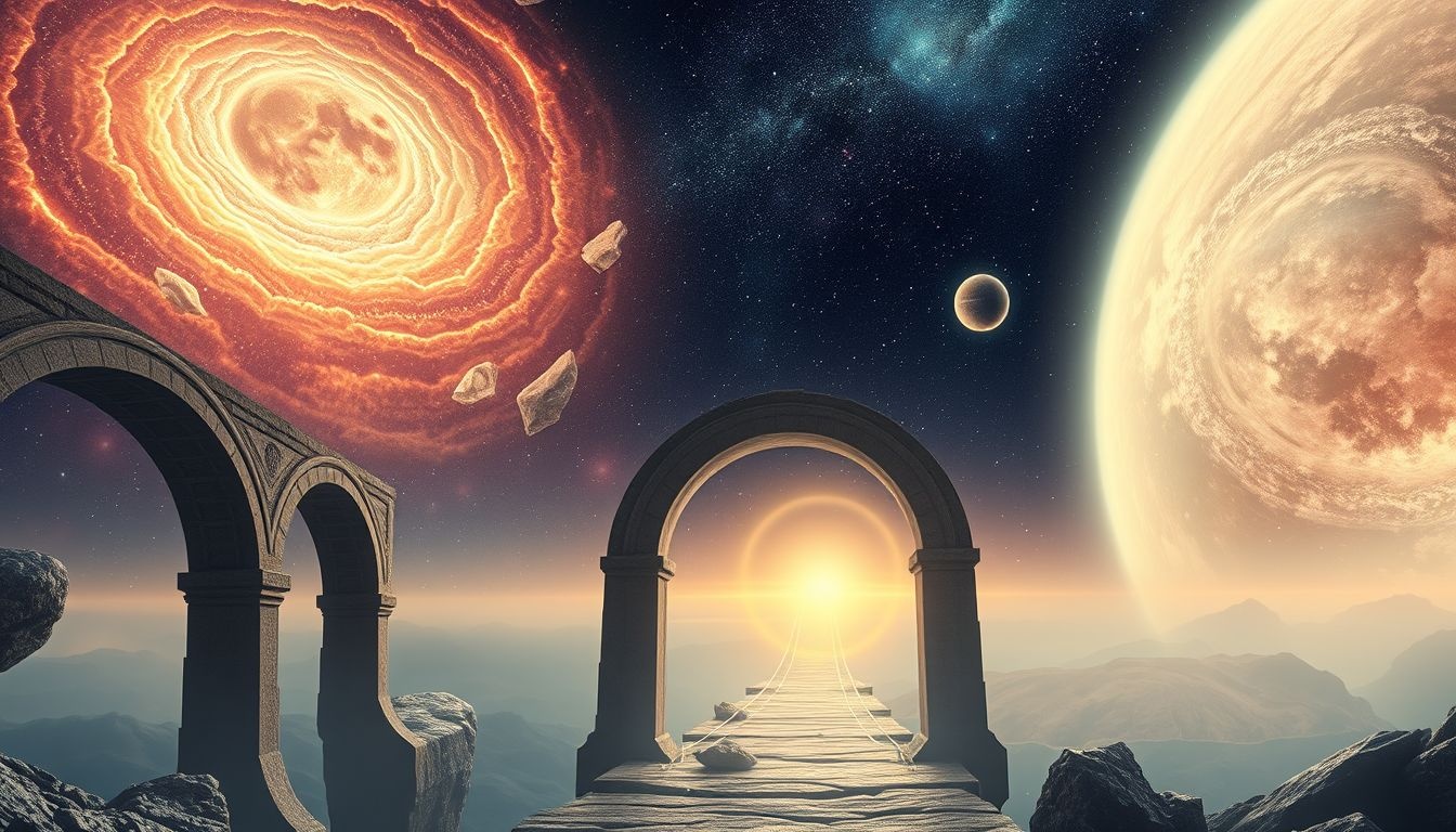 Rêver de ponts anciens symbolise souvent un passage vers l'inconnu.