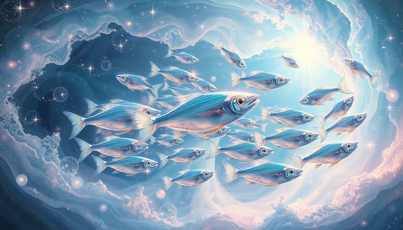 Rêver de sardines symbolise abondance, liberté et harmonie intérieure.