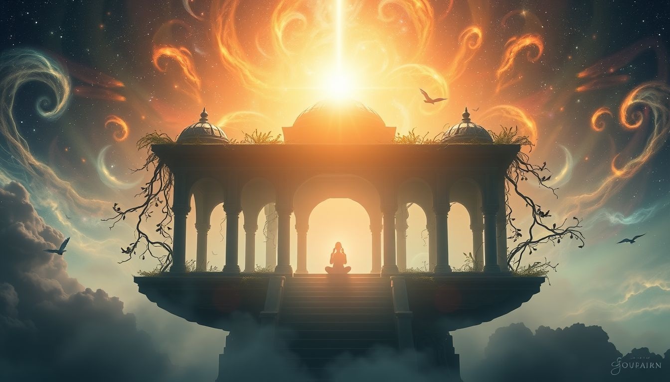 Rêver de soigner en lieu sacré symbolise la guérison spirituelle profonde.