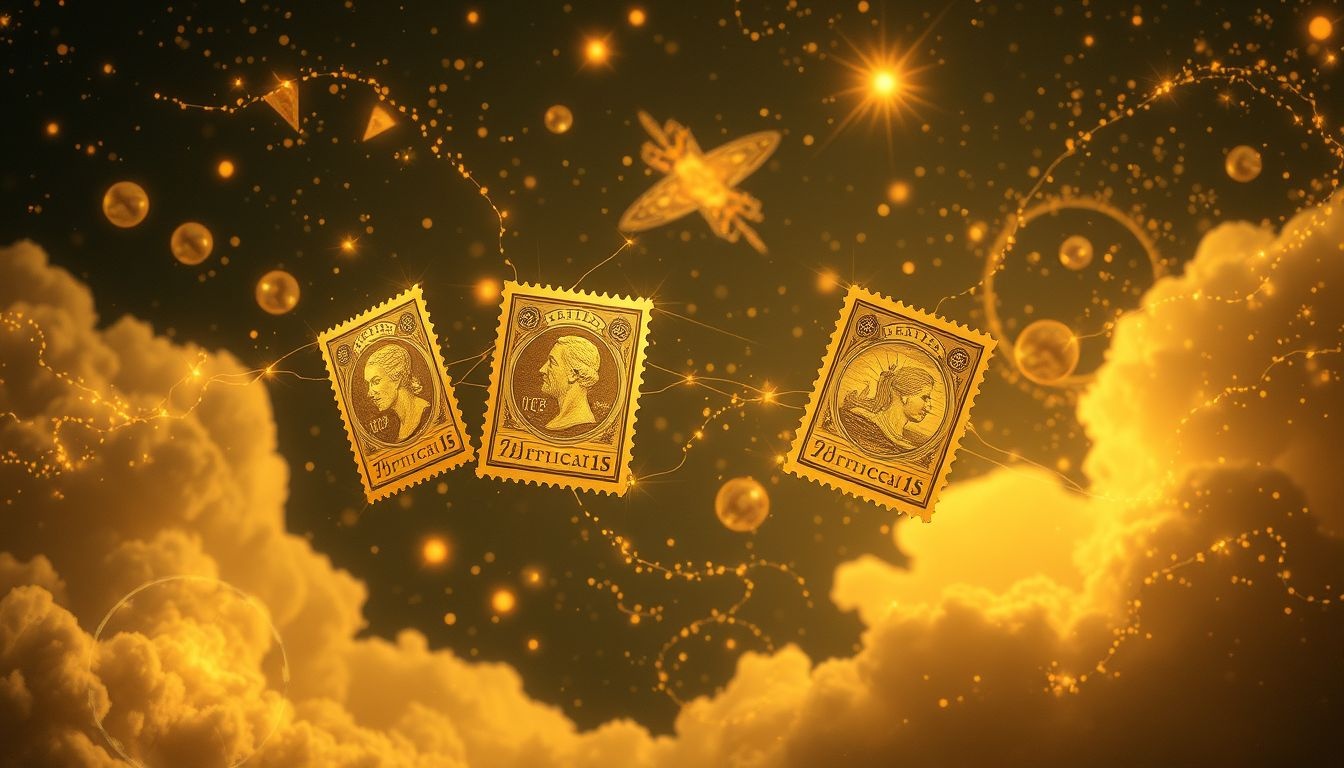 Rêver de timbres anciens symbolise un lien profond avec l'histoire familiale.