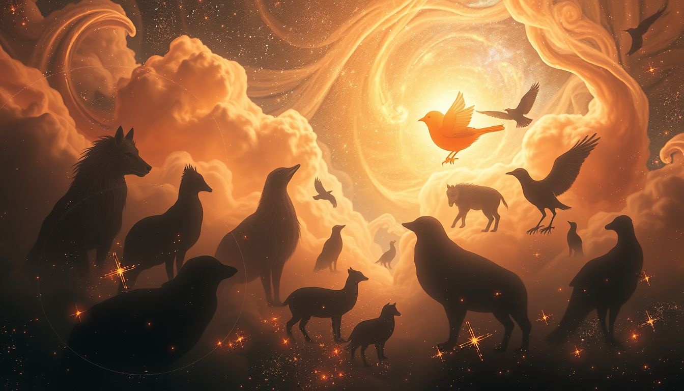 Le rouge-gorge symbolise souvent la renaissance et la protection spirituelle.