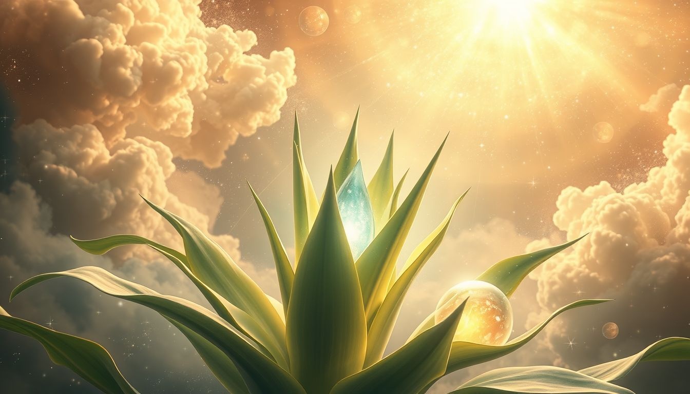 Le yucca symbolise la vitalité, force physique et guérison naturelle.