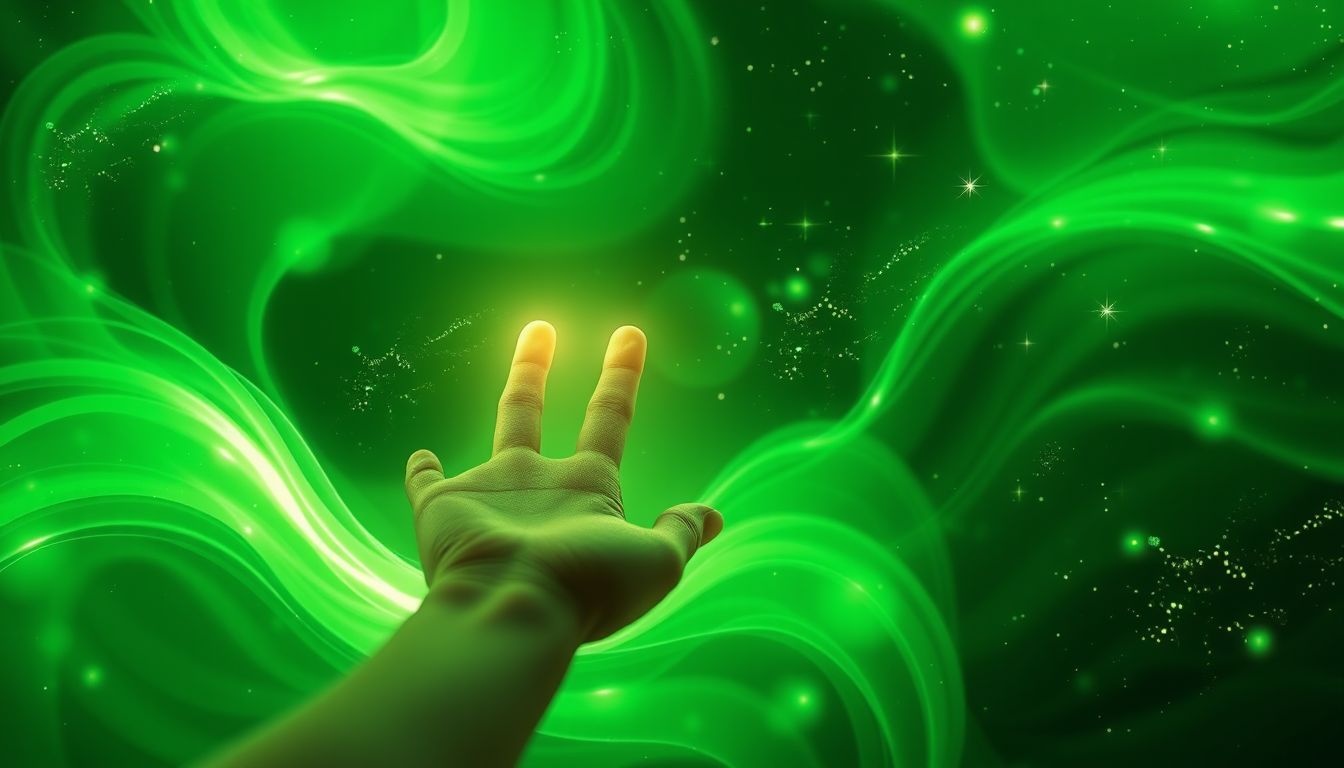 Surligner en vert symbolise souvent l'espoir et la croissance personnelle.