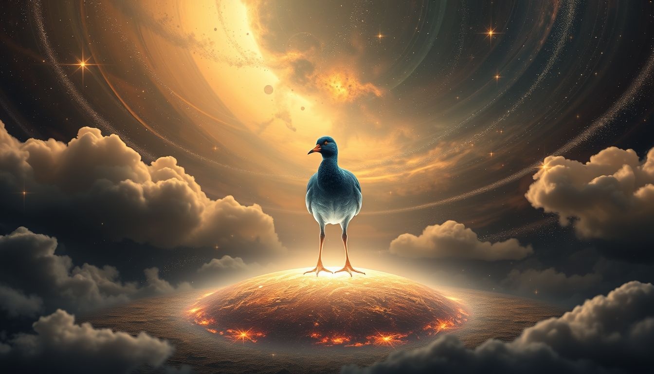 Voir une foulque sur terre symbolise un équilibre entre émotions et raison.