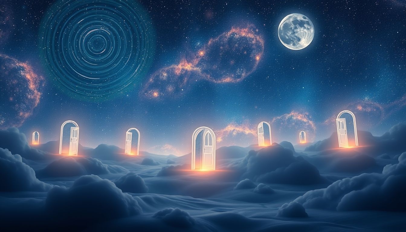 Les portes dans l'inframonde symbolisent des opportunités et choix intérieurs.