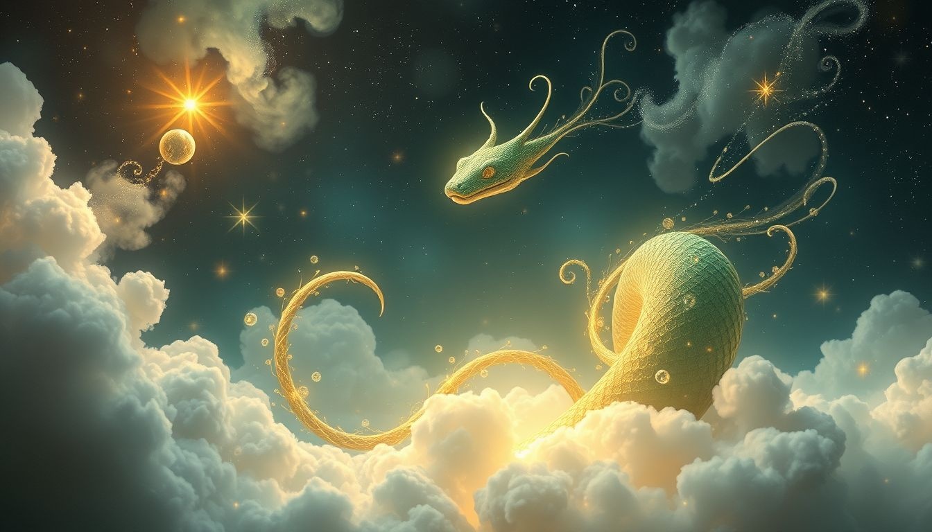 Le serpent dans l’Éden symbolise la tentation et la métamorphose.