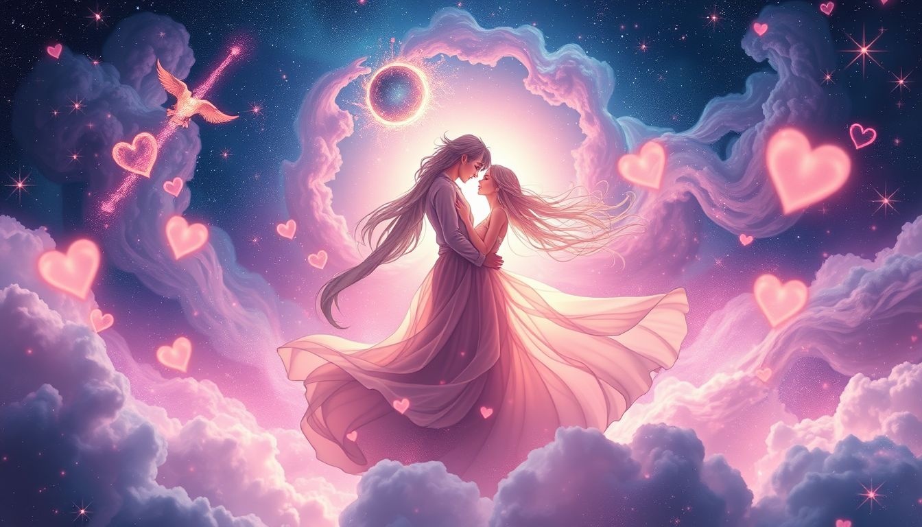 Aphrodite symbolise souvent l'amour passionnel et les désirs profonds.