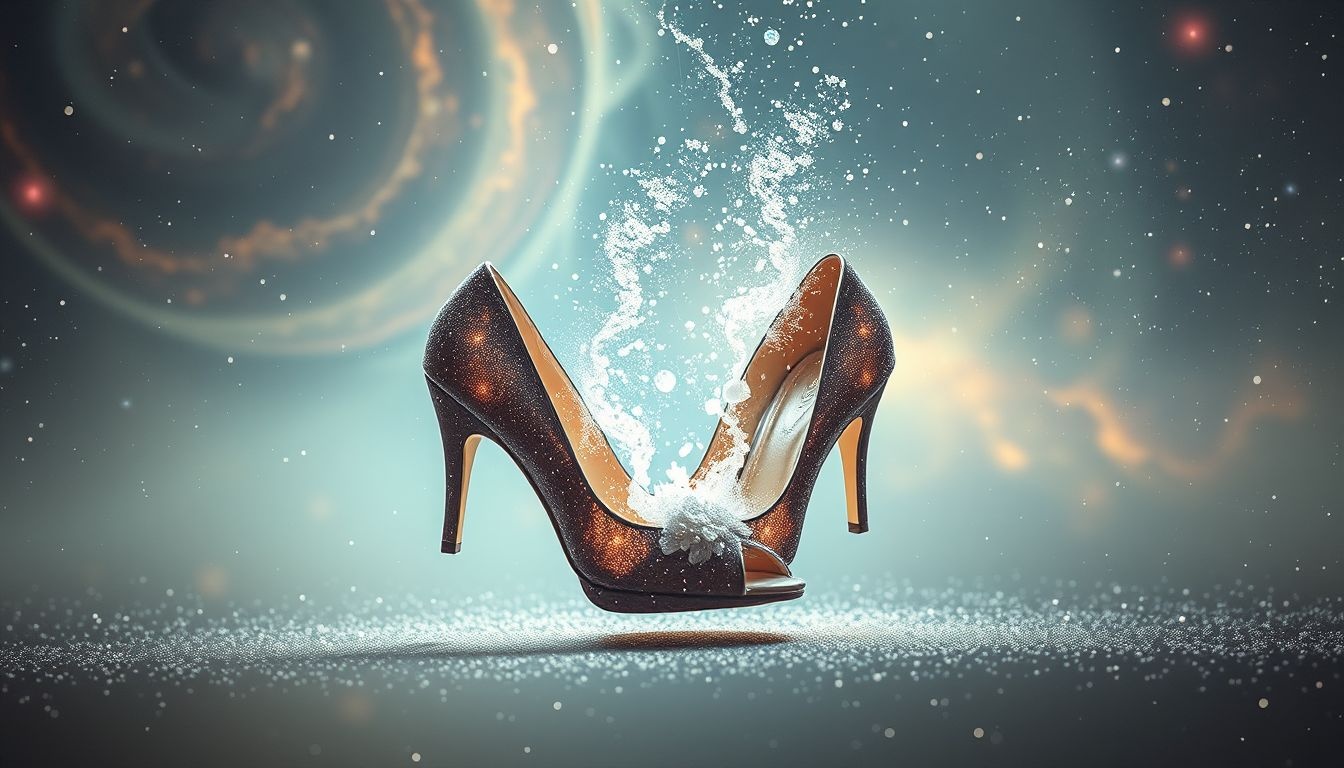 Des chaussures de mariée cassées symbolisent souvent une rupture imminente.