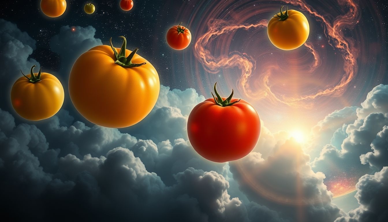 La couleur de la tomate révèle l'état émotionnel du rêveur.