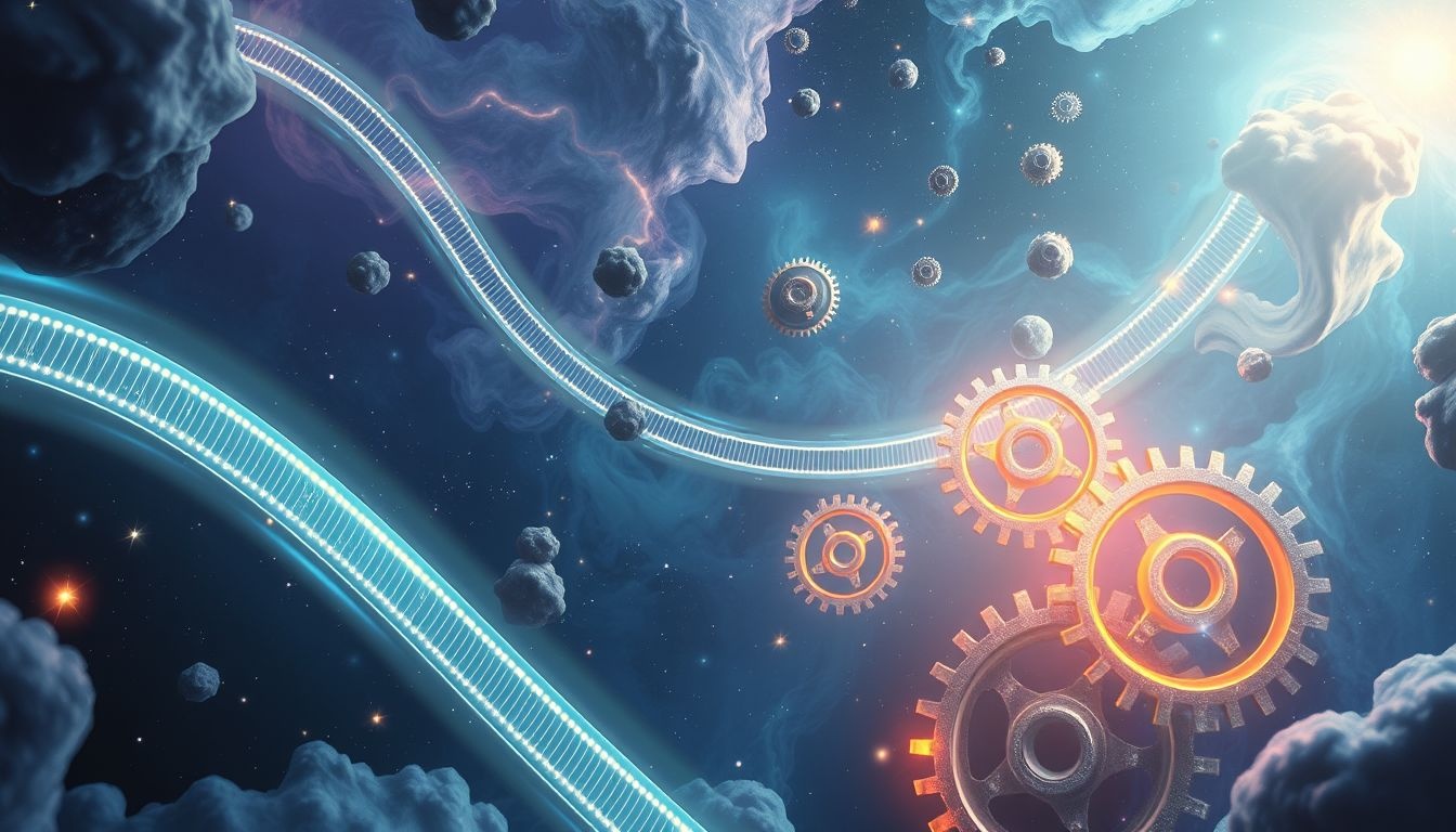 La courroie trapézoïdale symbolise l'effort collectif et la productivité.