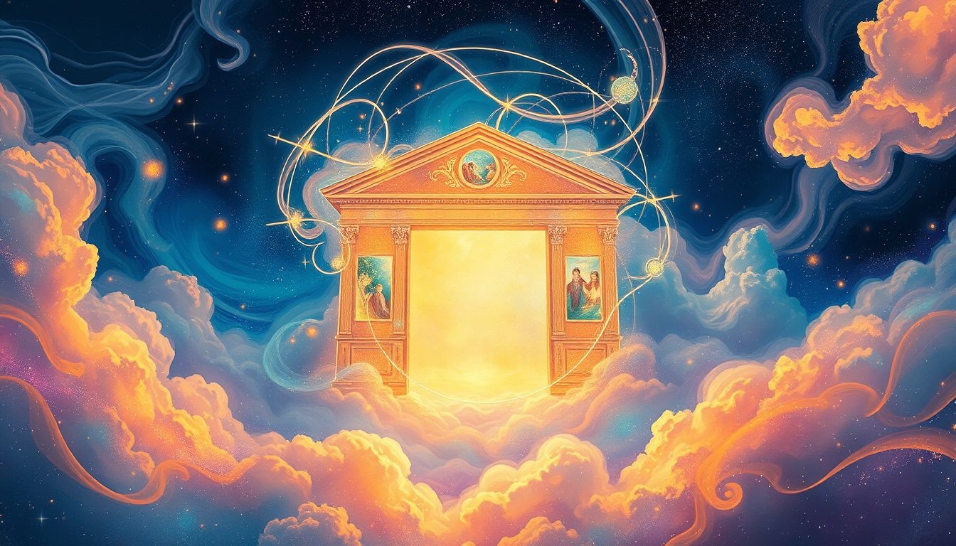 La devanture d'une galerie révèle l'âme créative du rêveur.