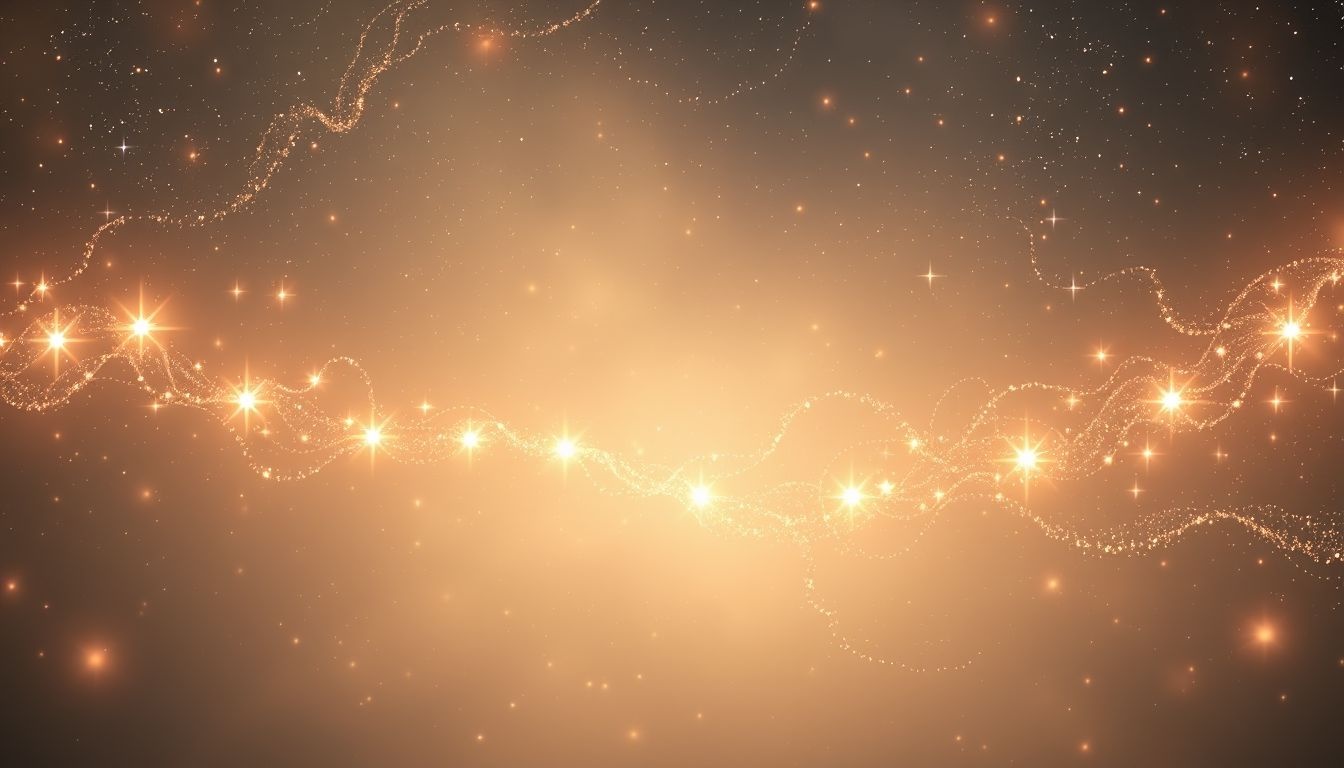 Rêver d'une rangée d'étoiles symbolise l'harmonie et l'aspiration.